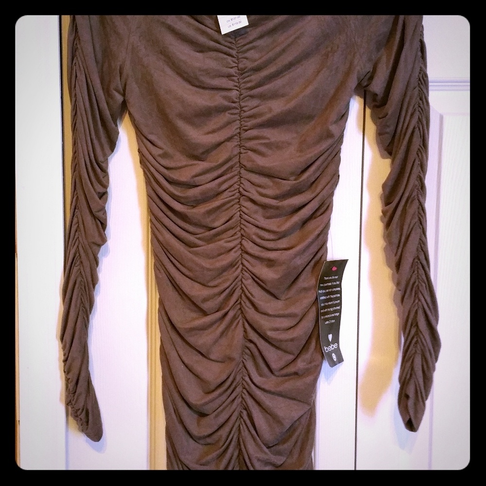 Warrior Princesss LS Ruched Microsuede